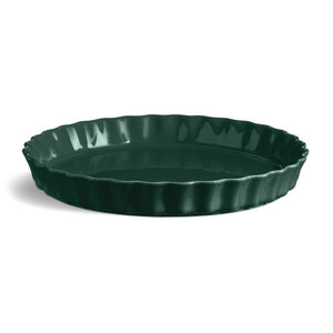 EMILE HENRY Керамична форма за тарт Ø 29,5 см &quot;TART DISH&quot;- цвят зелен кедър